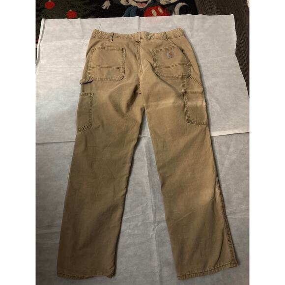 Carhartt Original Fit Jean 12 FLAWS Casual Cabincore Fisherman Heritage Workwear - Picture 5 of 14